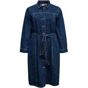 VERO MODA CURVE spijkerjurk dark blue denim