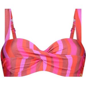 ten Cate Beach TC WOW voorgevormde beugel bikinitop rood/roze/oranje