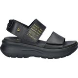 Panama Jack Noah chunky leren sandalen zwart