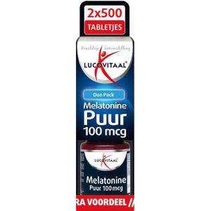 Lucovitaal Melatonine 100 mcg DUO-pack - 2 x 500 tabletjes