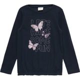 s.Oliver longsleeve met printopdruk donkerblauw