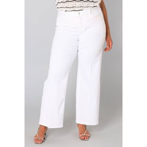 Yesta wide leg jeans wit