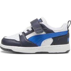 Puma Rebound v6 Low sneakers wit/kolbaltblauw/grijs