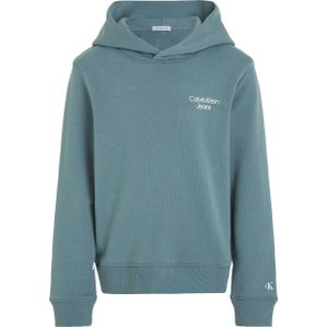 Calvin Klein hoodie met logo blauw