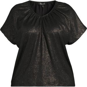 GREAT LOOKS top met glitters zilver