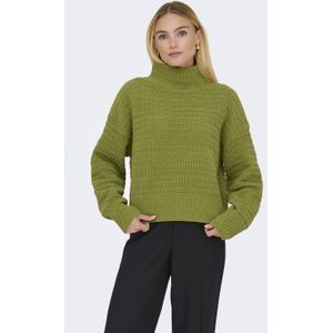 ONLY - ONLGLOBE LS HIGHNECK BF KNT - Gebreide Pullover - Dames