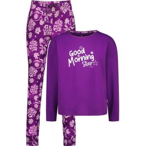 Vingino pyjama Wayra met all over print paars