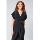 SisterS Point top zwart met glitter