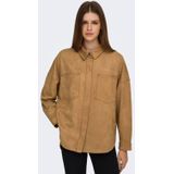 Onljanine - stina - Jas - Gespreide Kraag - Knoopsluiting - Borstzakken