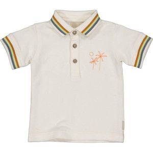 Quapi baby polo DAVY ecru/oranje/blauw