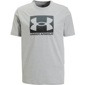 Under Armour sportshirt grijs melange/zwart