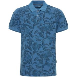 Blend polo met all over print navy peony