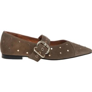 Copenhagen Shoes suède loafers groen