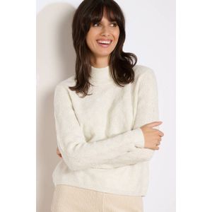 LOLALIZA gebreide trui ecru ajour