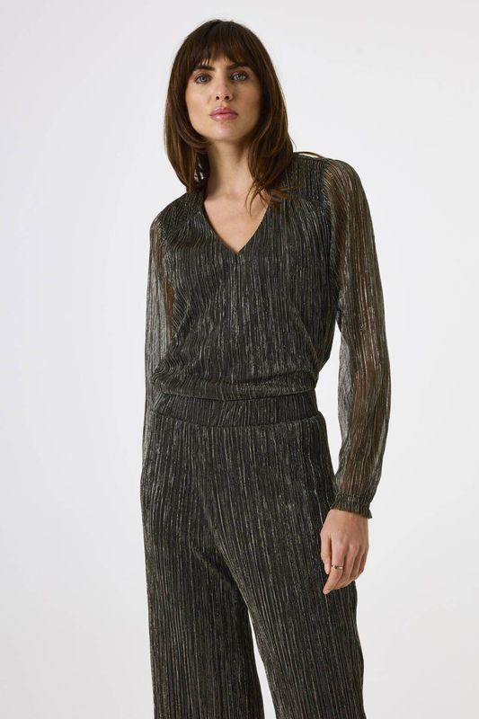 Garcia - K50011-60 - T-Shirt - Dames - V-hals - Lange Mouwen