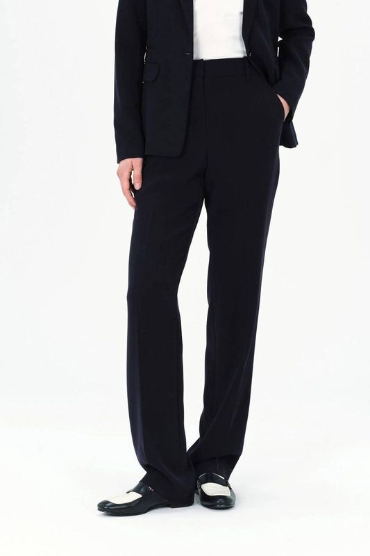 Caroll aansluitend regular waist broek donkerblauw