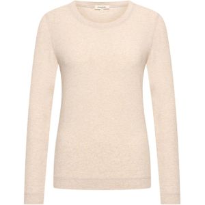 Expresso longsleeve met linnen beige