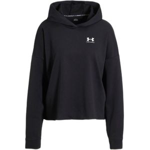 Under Armour sporthoodie Rival Terry zwart