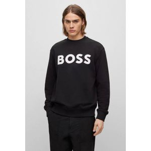 BOSS sweater WeBasicCrew met logo black