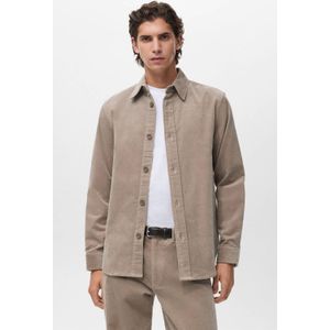 Mango Man overshirt bruin