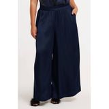 YOEK regular waist pantalon blauw