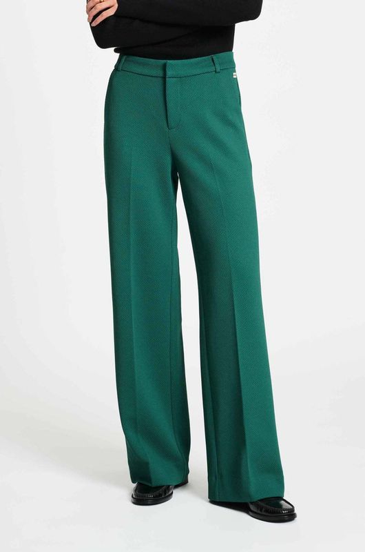 POM Amsterdam - Broek SP9298 - Groen - Damesbroek