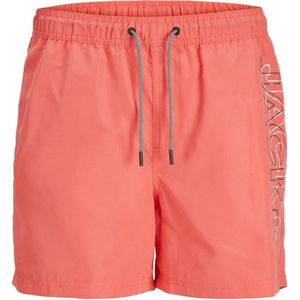 JACK & JONES JUNIOR zwemshort JPSTFIJI koraalrood