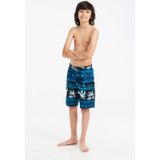 Protest zwemshort PRTSTONES JR blauw/zwart