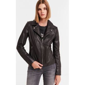 Studio AR by ARMA leren bikerjack Kendall zwart