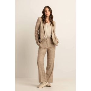 Expresso - EX21-25788 - Wide Leg Pantalon - Beige - High Waist