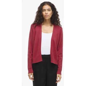 VILA - Vest - Rood - Gebreid