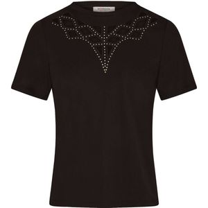 Morgan T-shirt Zwart