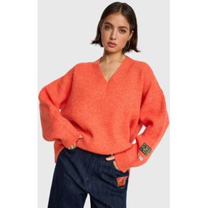 ALIX The Label - Pullover - Oranje - V-neck