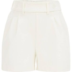 WE Fashion straight fit chino short wit