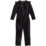 Quapi gestreepte jumpsuit DJULIEN zwart/zilver