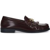 Sacha leren loafers met gesp bruin