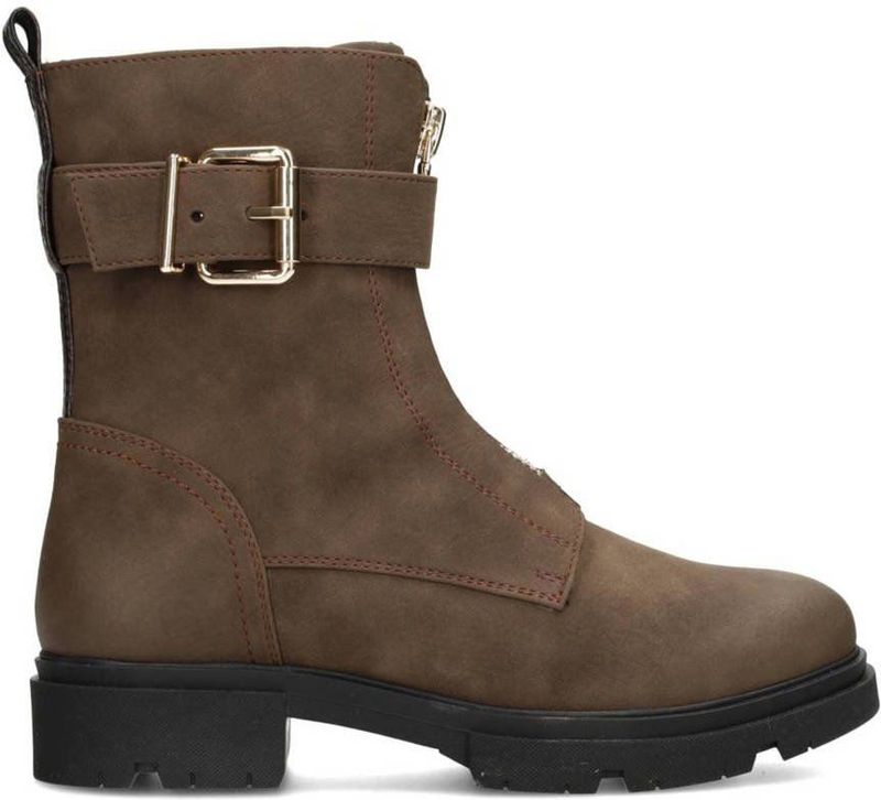 PS Poelman gevoerde enkellaarzen donkerbruin