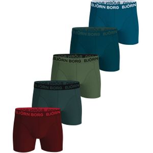 Björn Borg boxershort - set van 5 rood/groen/ blauw