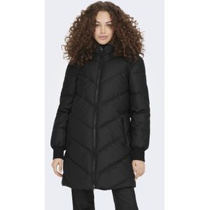 JDY gewatteerde jas zwart