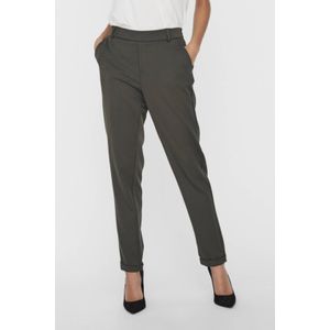 VERO MODA slim fit pantalon Maya donkergroen