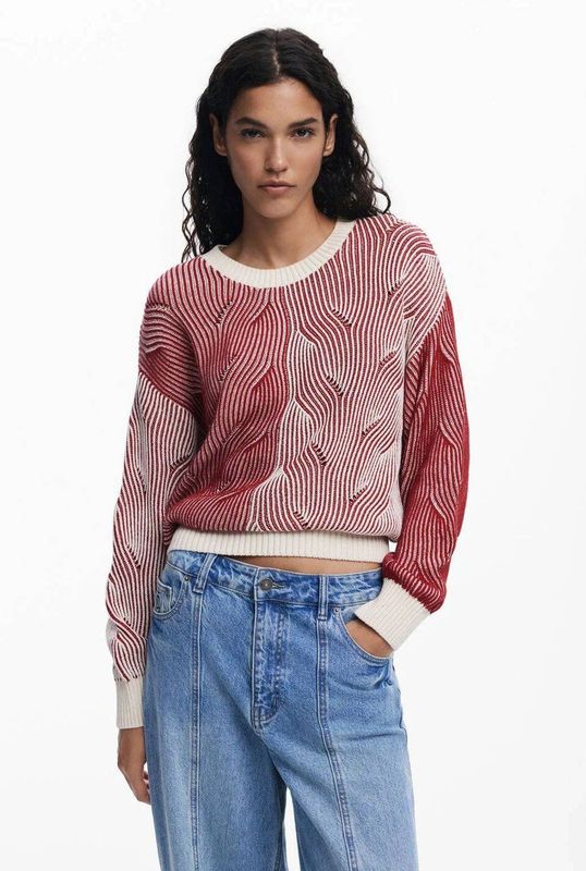 Desigual - Gebreide Trui - Rood