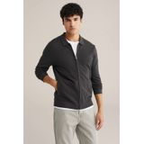 WE Fashion vest gebreid donkergroen