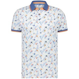 A fish named Fred polo met all over print multi colour