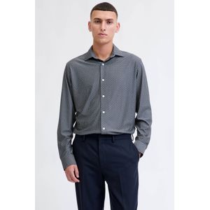 Jack & Jones - Jprblaactive Stretch Ls Shirt - Goblin Blue - Overhemd