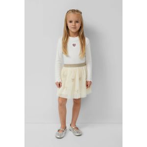 Rok - Meshrok - Gestippeld Motief - Kokerrok