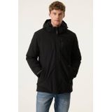 GARCIA - Parka - Zwart - Heren Jas - Gewatteerd - Waterafstotend