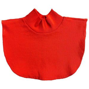 Pinned by K losse col met ribpatroon rood