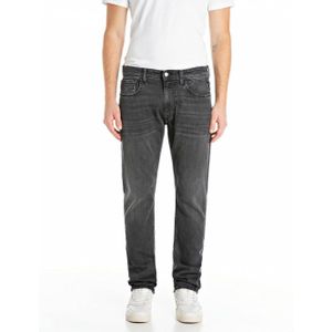 REPLAY ROCCO relaxed straight leg jeans dark grey