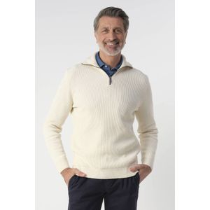 Campbell pullover rib gebreid ecru