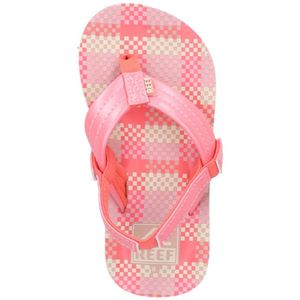 Reef - Little Ahi - Sandaal - Pink Plaid - Watervriendelijke Synthetische Band